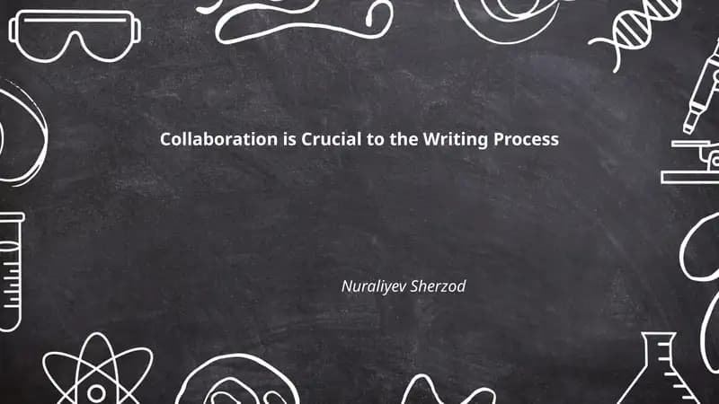 Collaboration is Crucial to the Writing Process