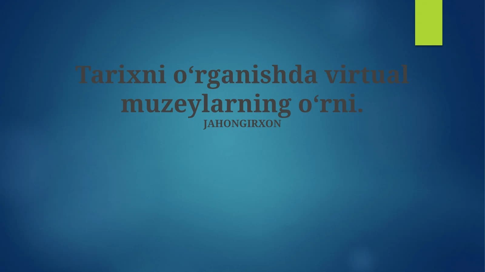 Virtual muzeylar: Ta'rif va turlari