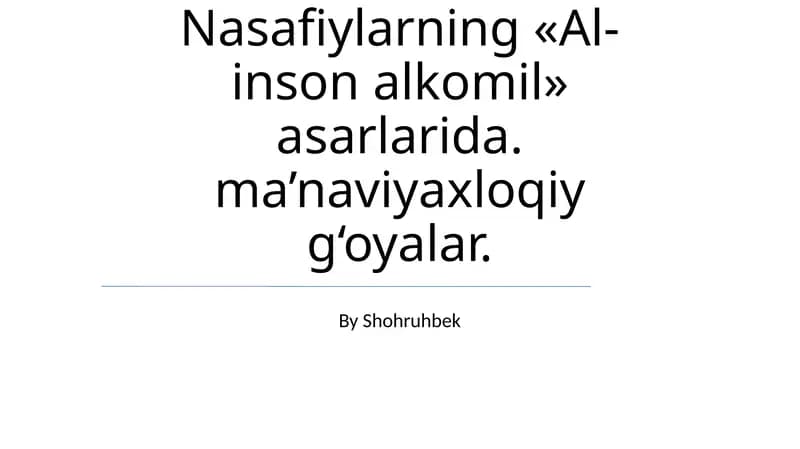 Al-insan al-kamil