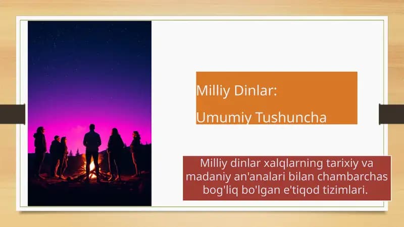 Milliy Dinlar