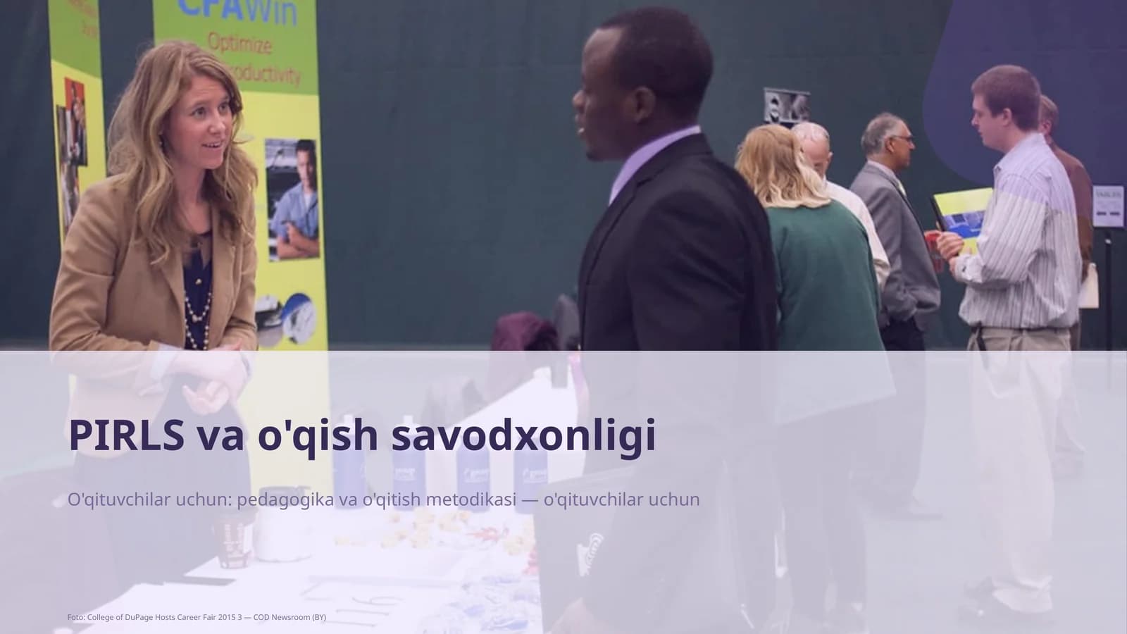 PIRLS va o'qish savodxonligi