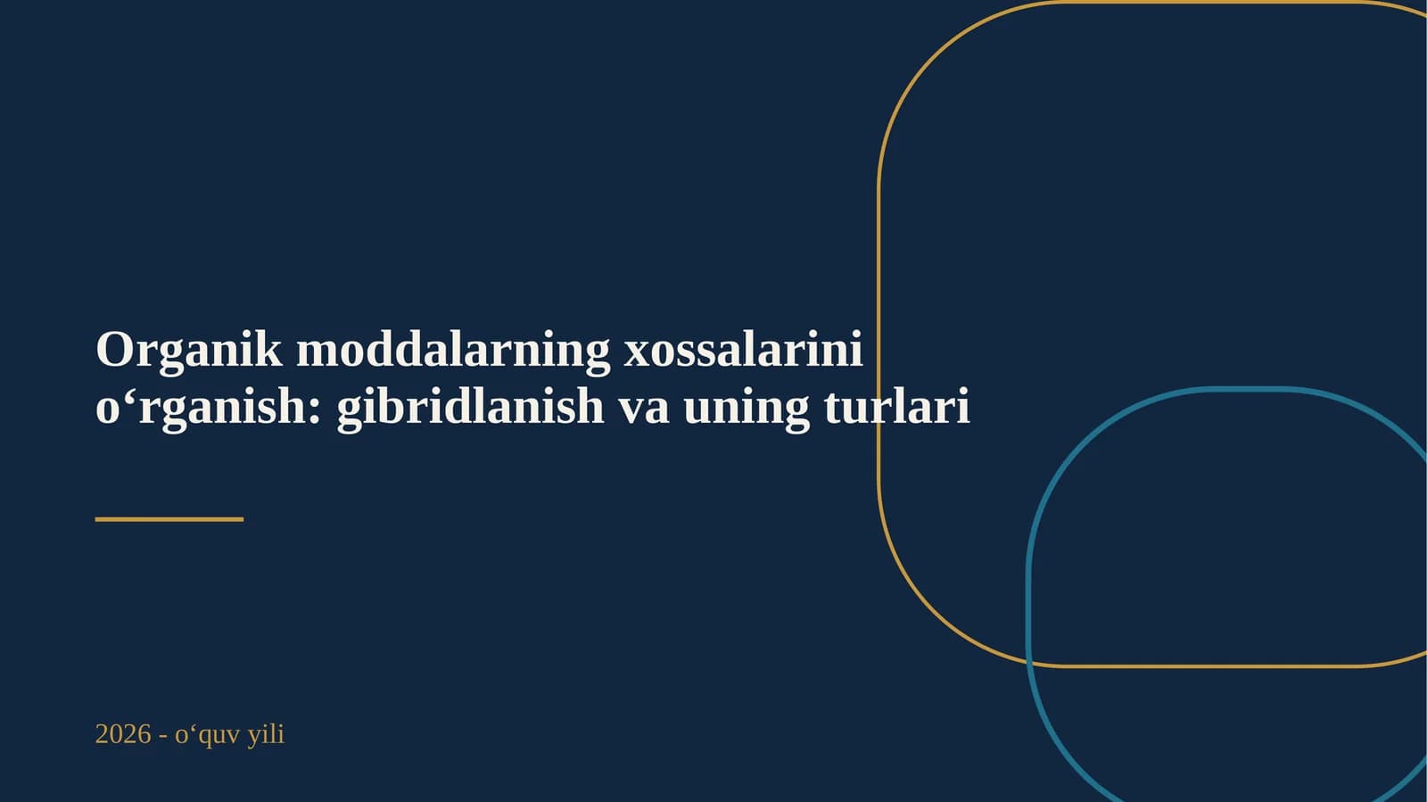Gibridlanish va ularning turlari