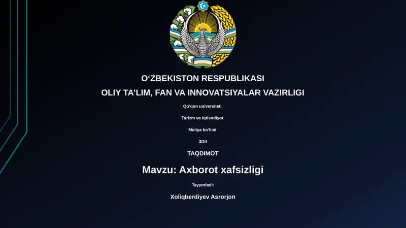 Axborot xafsizligi