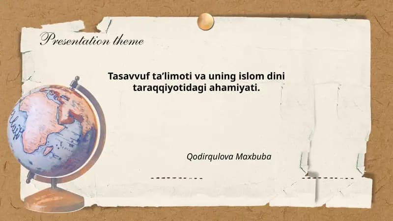 Tasavvuf ta’limoti