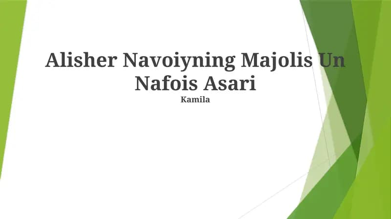 Majolis Un Nafois