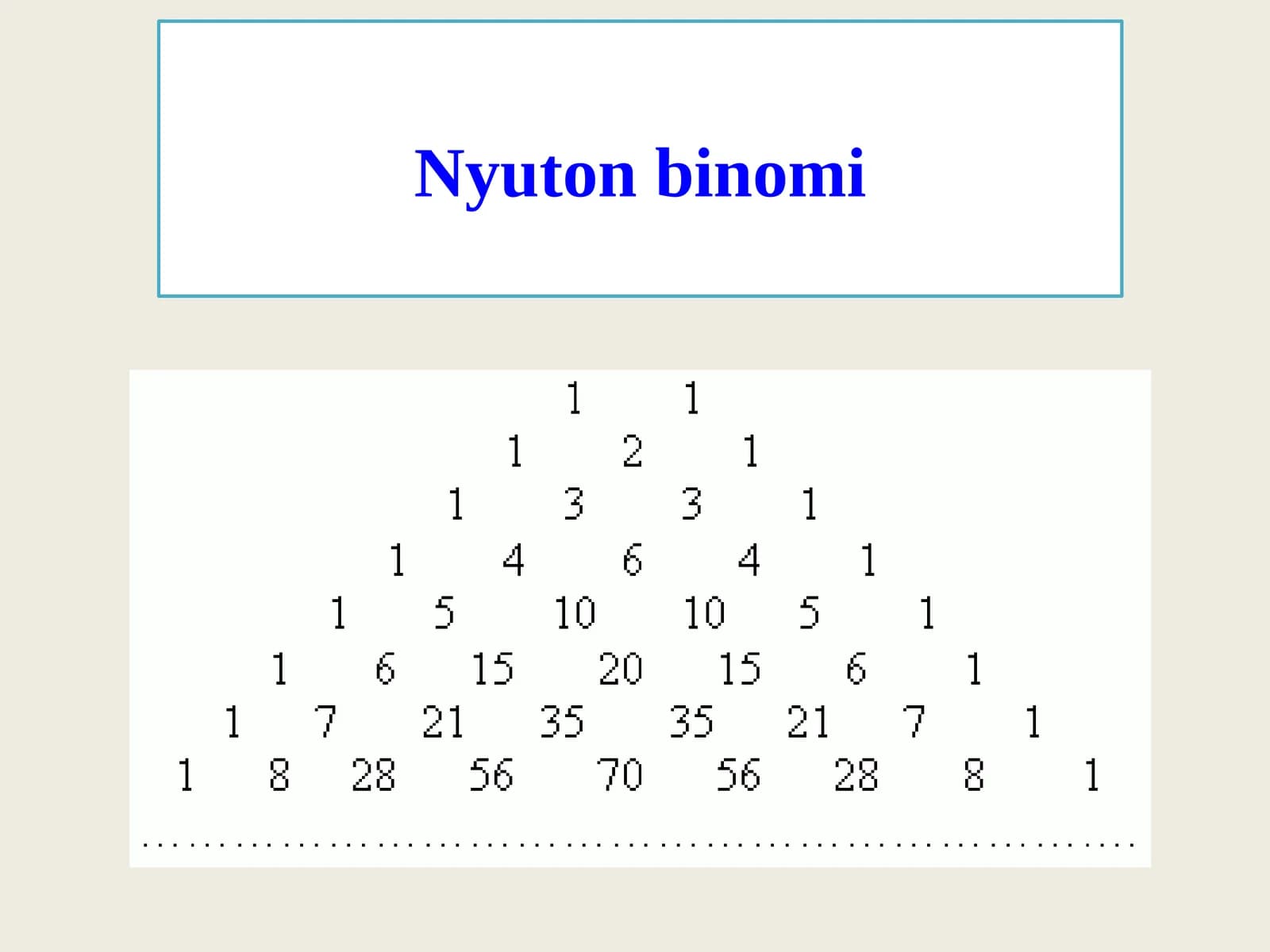 Nyutonbinomi