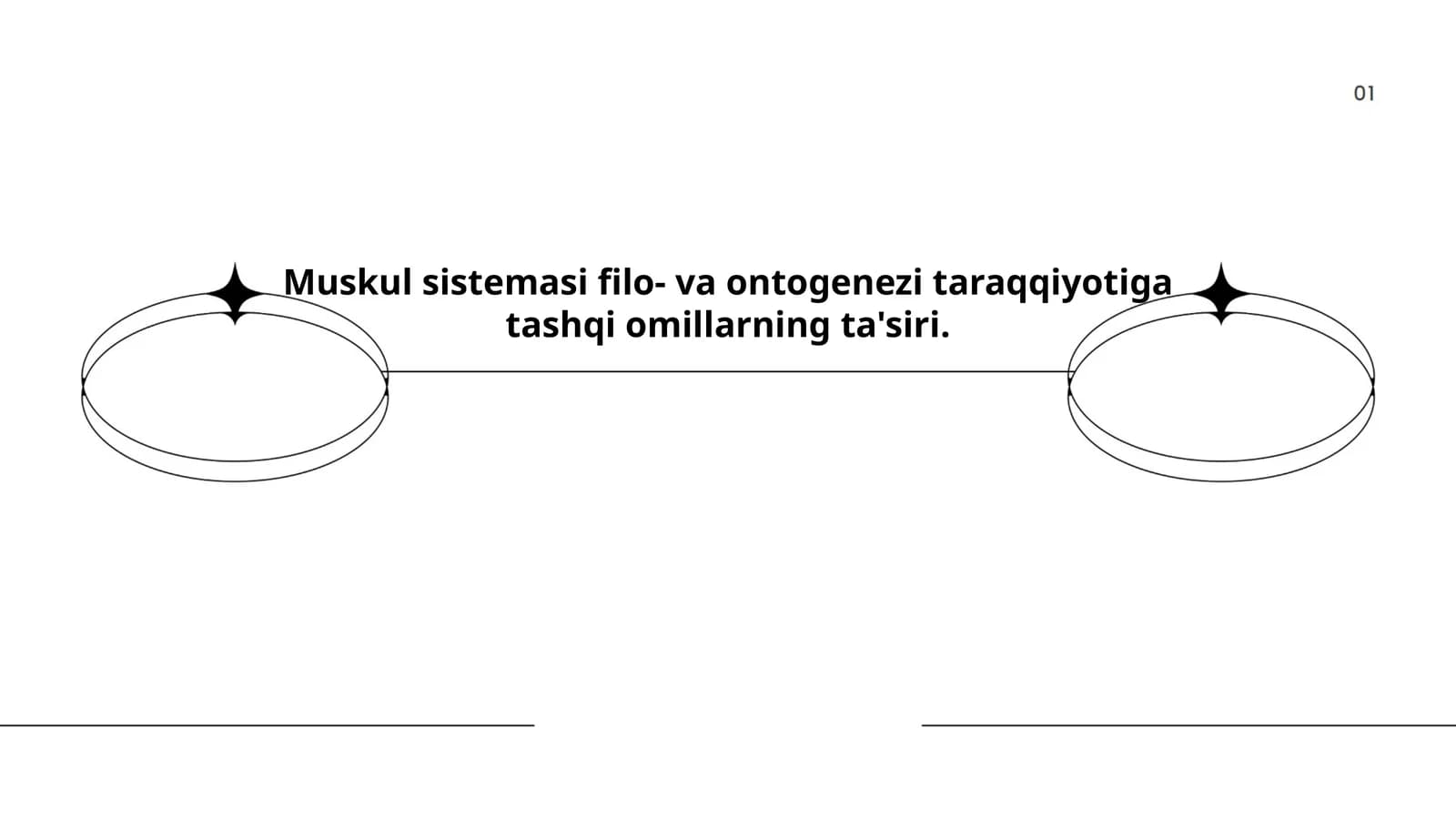 Muskul sistemasi filo- va ontogenezi taraqqiyotiga tashqi omillarning ta'siri