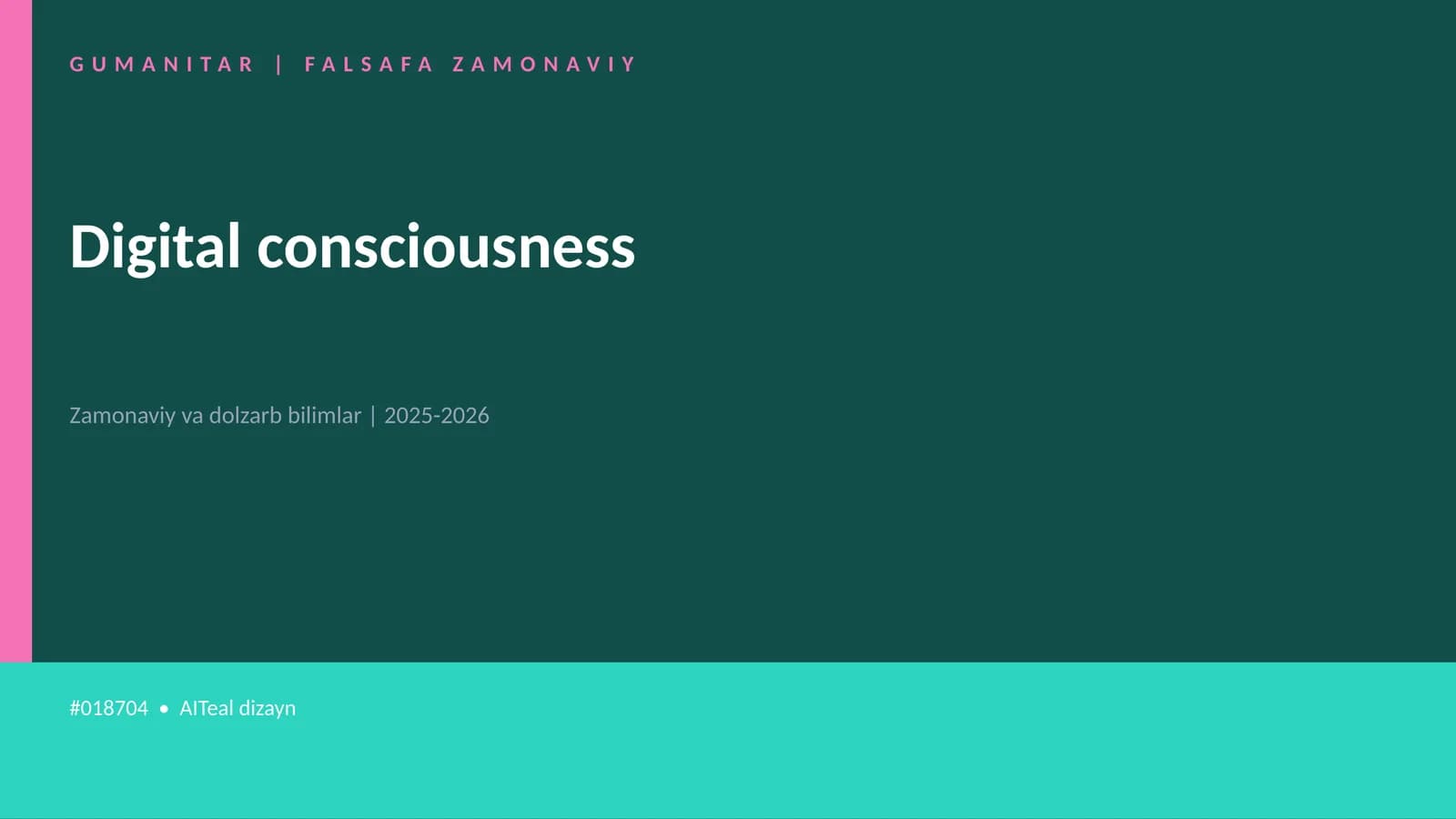 Digital consciousness
