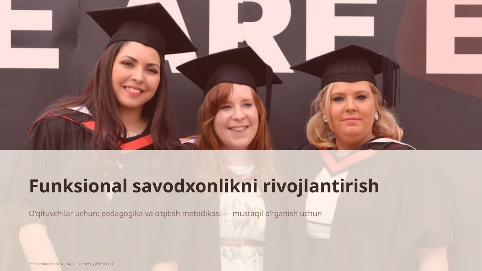 Funksional savodxonlikni rivojlantirish