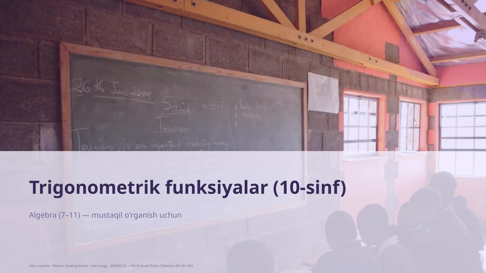 Trigonometrik funksiyalar (10-sinf)