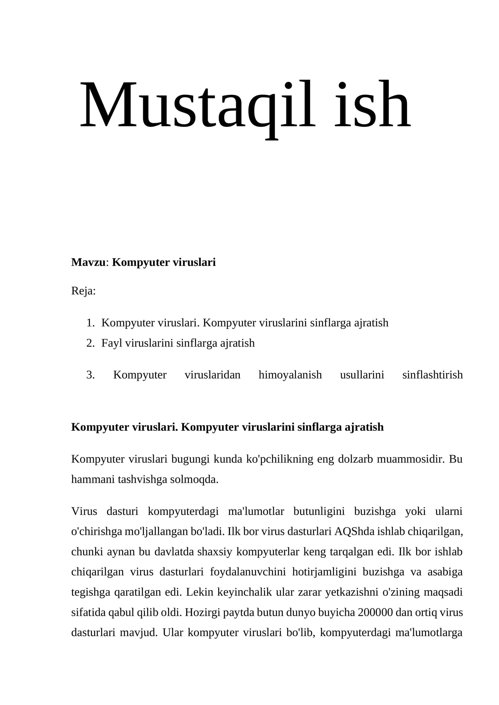 Kompyuter viruslari