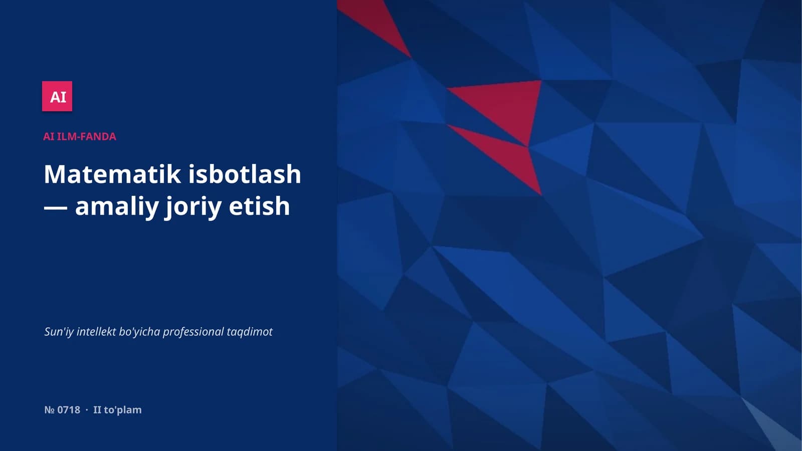 Matematik isbotlash