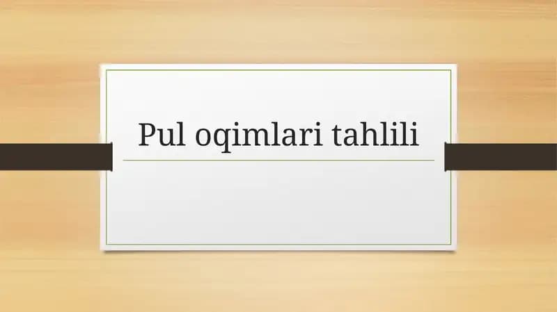 Puloqimlaritahlili