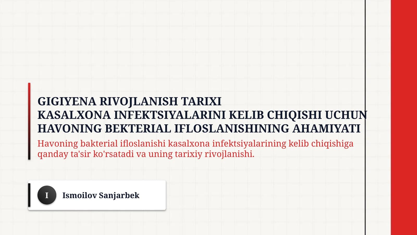 Gigiyena rivojlanish tarixi