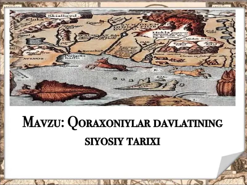 Qoraxoniylar davlatining siyosiy tarixi