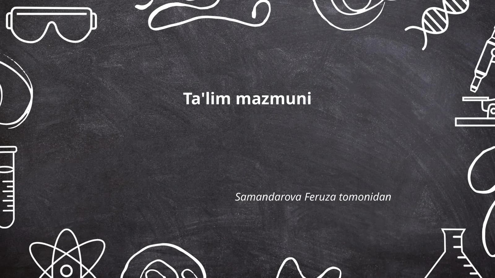 Ta'lim mazmuni