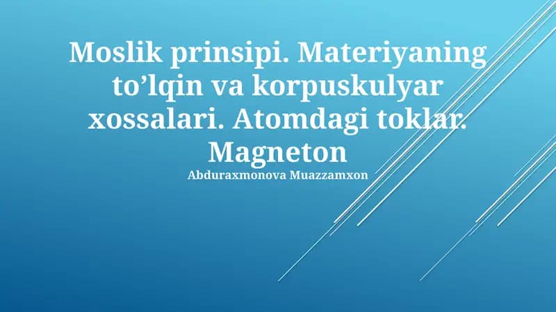 Moslik prinsipi