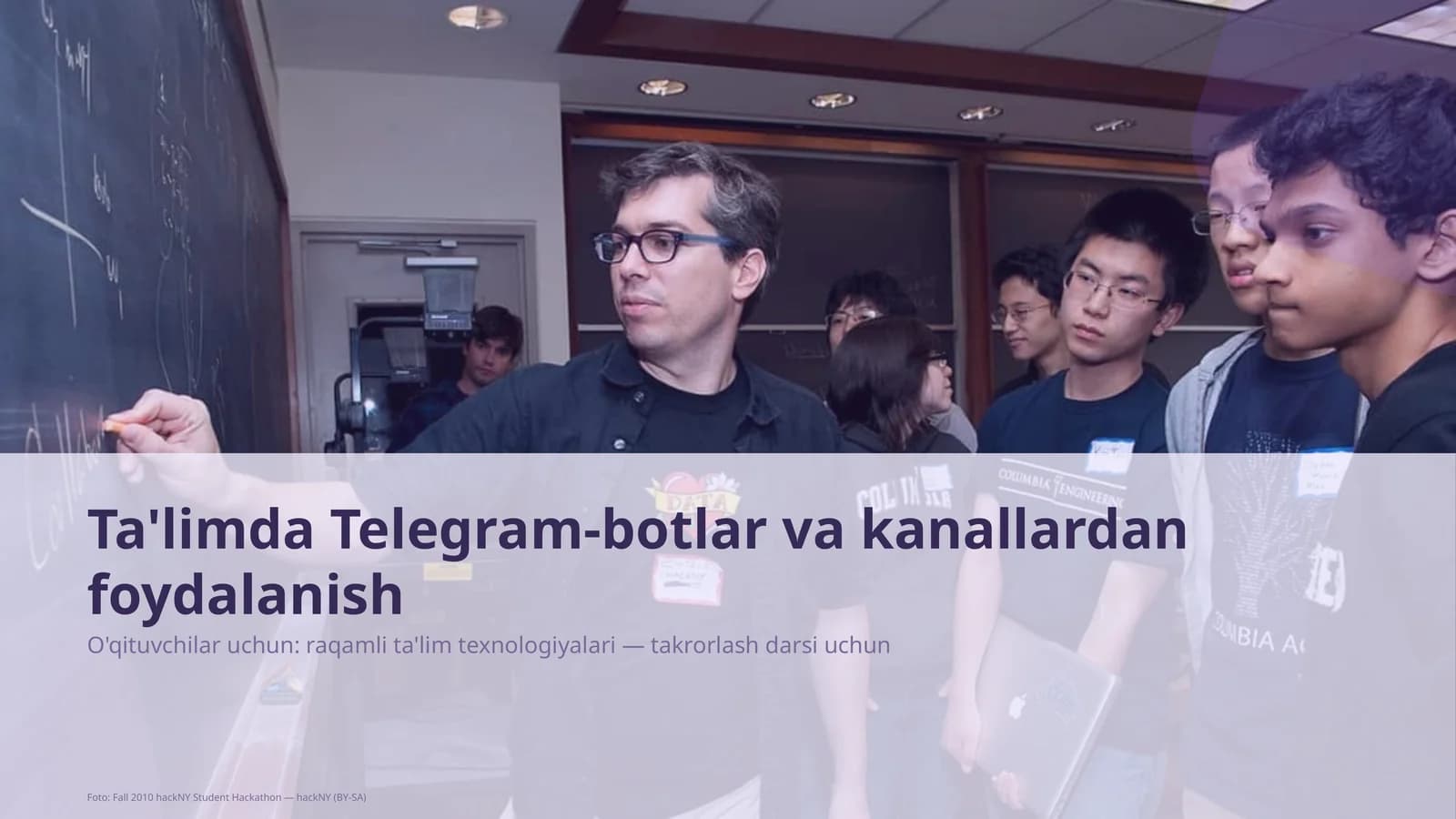Ta'limda Telegram-botlar va kanallardan foydalanish