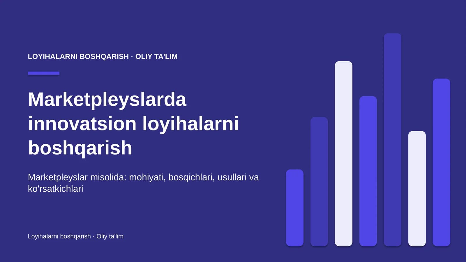 marketpleyslarda innovatsion loyihalarni boshqarish 3312