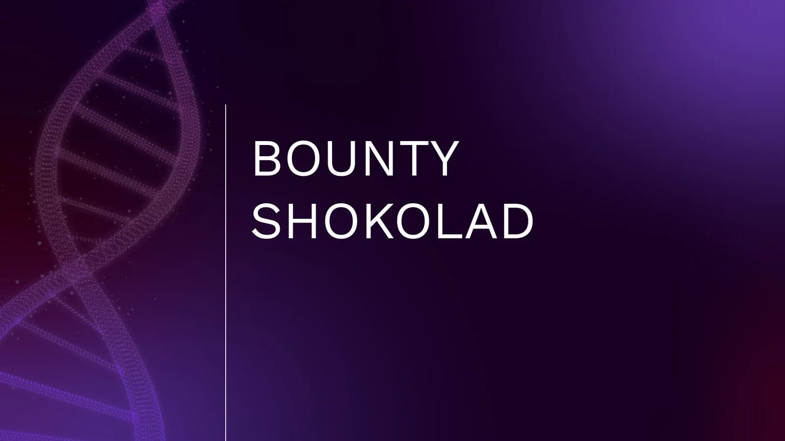 BOUNTY SHOKOLAD