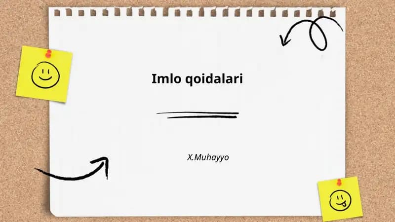 Imlo qoidalari