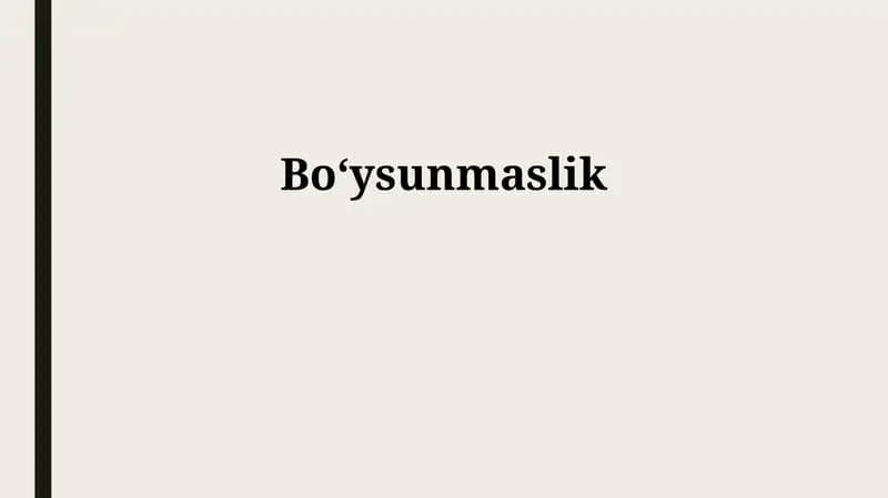 Bo'ysunish