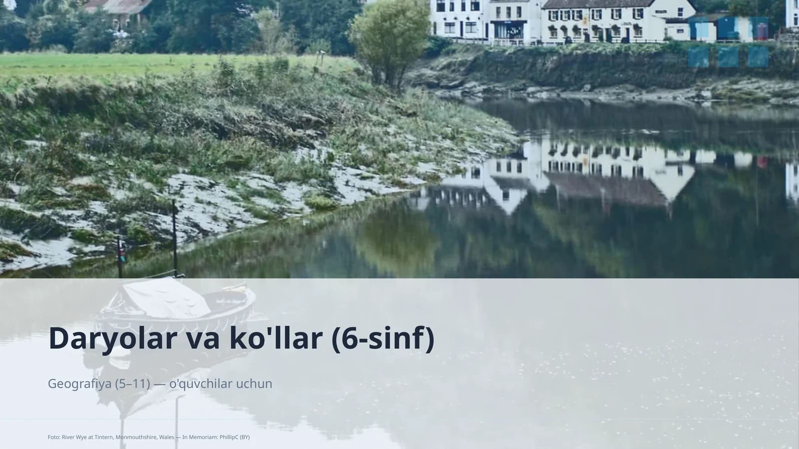 Daryolar va ko'llar (6-sinf)