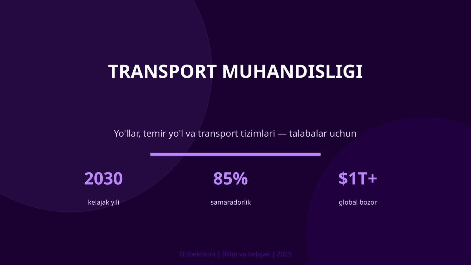 TRANSPORT MUHANDISLIGI