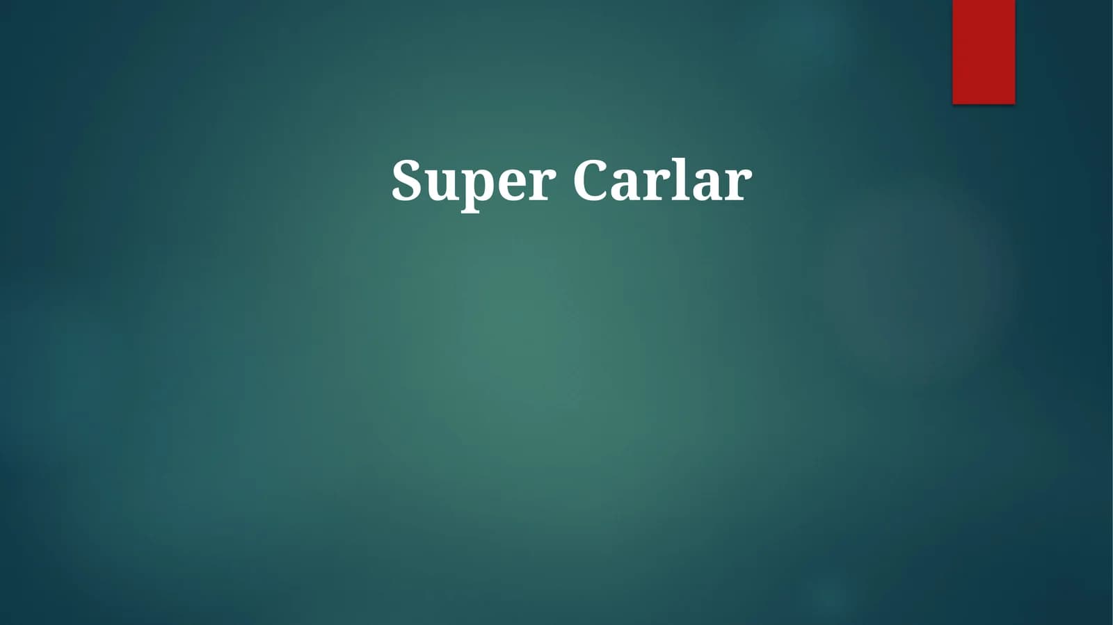 SuperCarlar