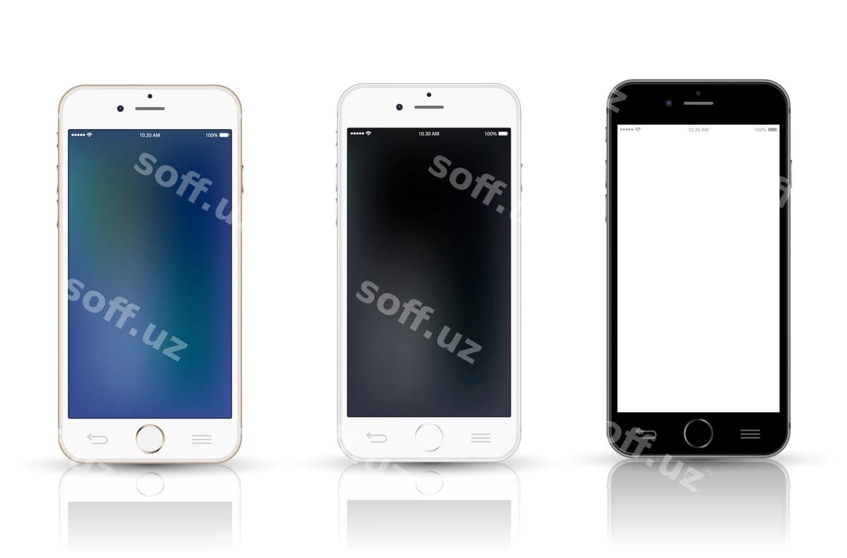 Smartfon vektor tasviri | Smartphone vector illustration