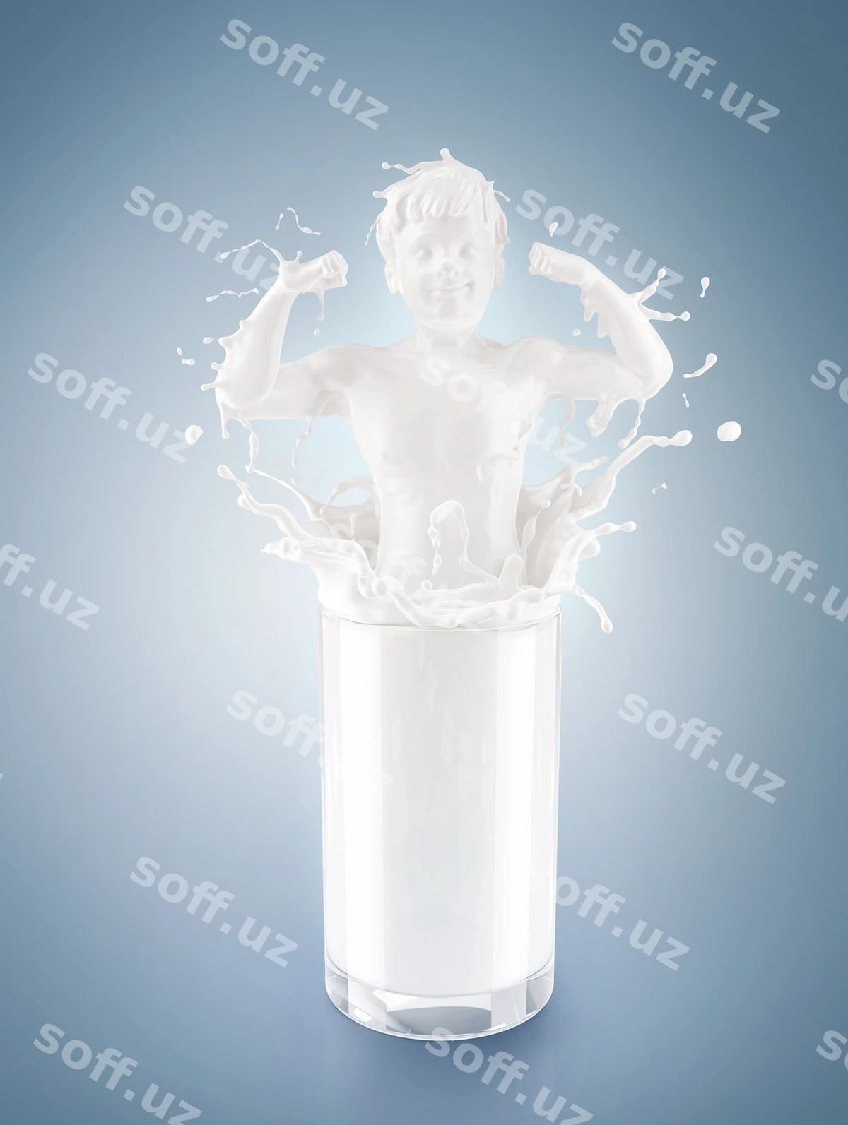 Splaysh sut o'g'il tanidan | Splash milk form boy s body