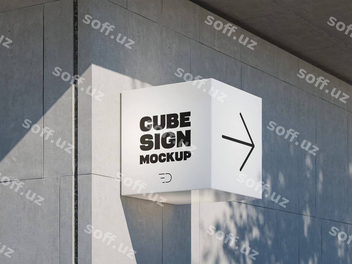 Kvadrat belgi doskasi | Square signboard