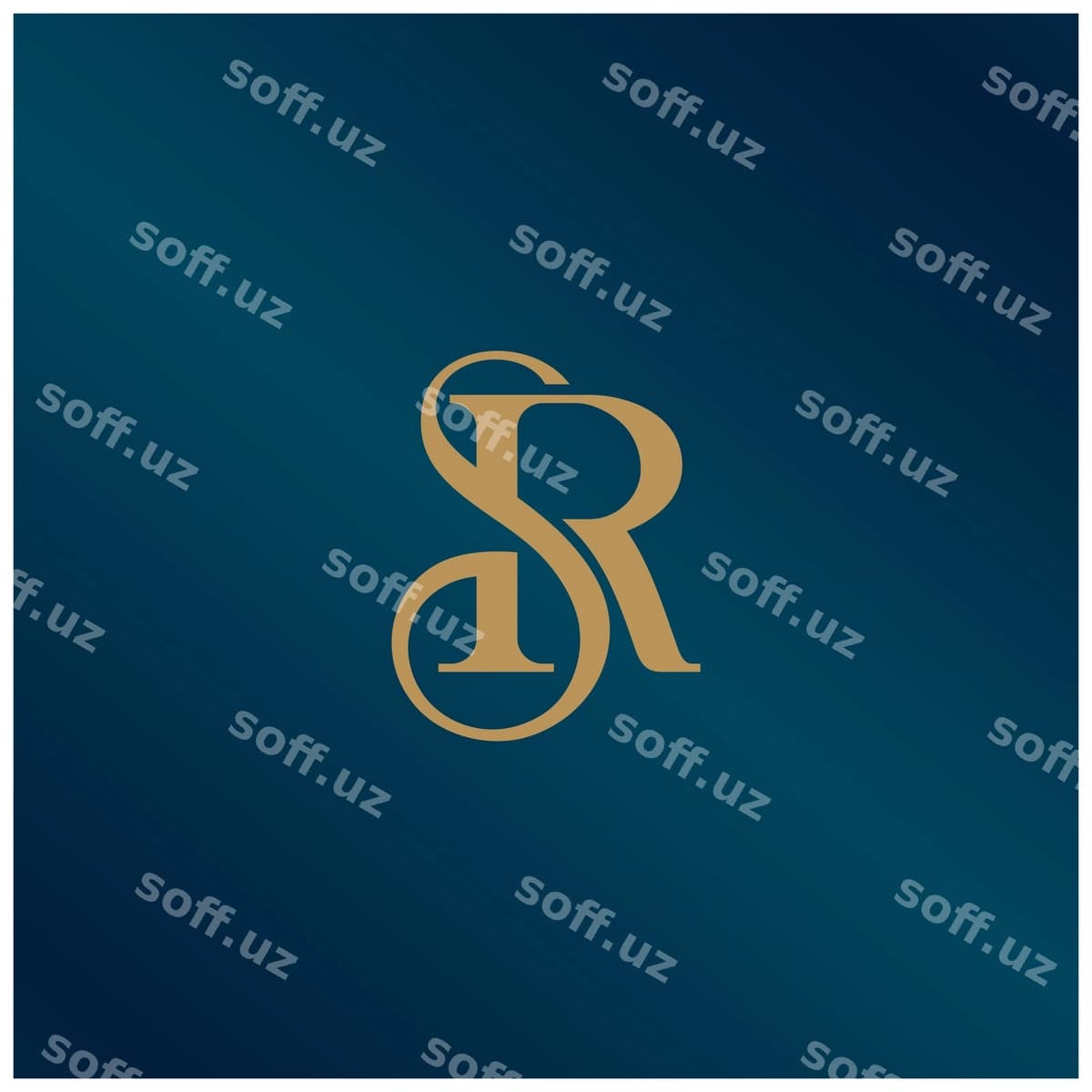 Sr logotip dizayni vektor illustratsiyasi | Sr logo design vector illustration