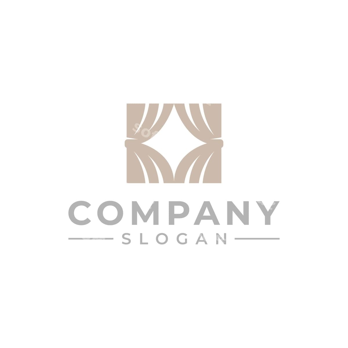 Yulduz perdeli logotip | Star curtain logo
