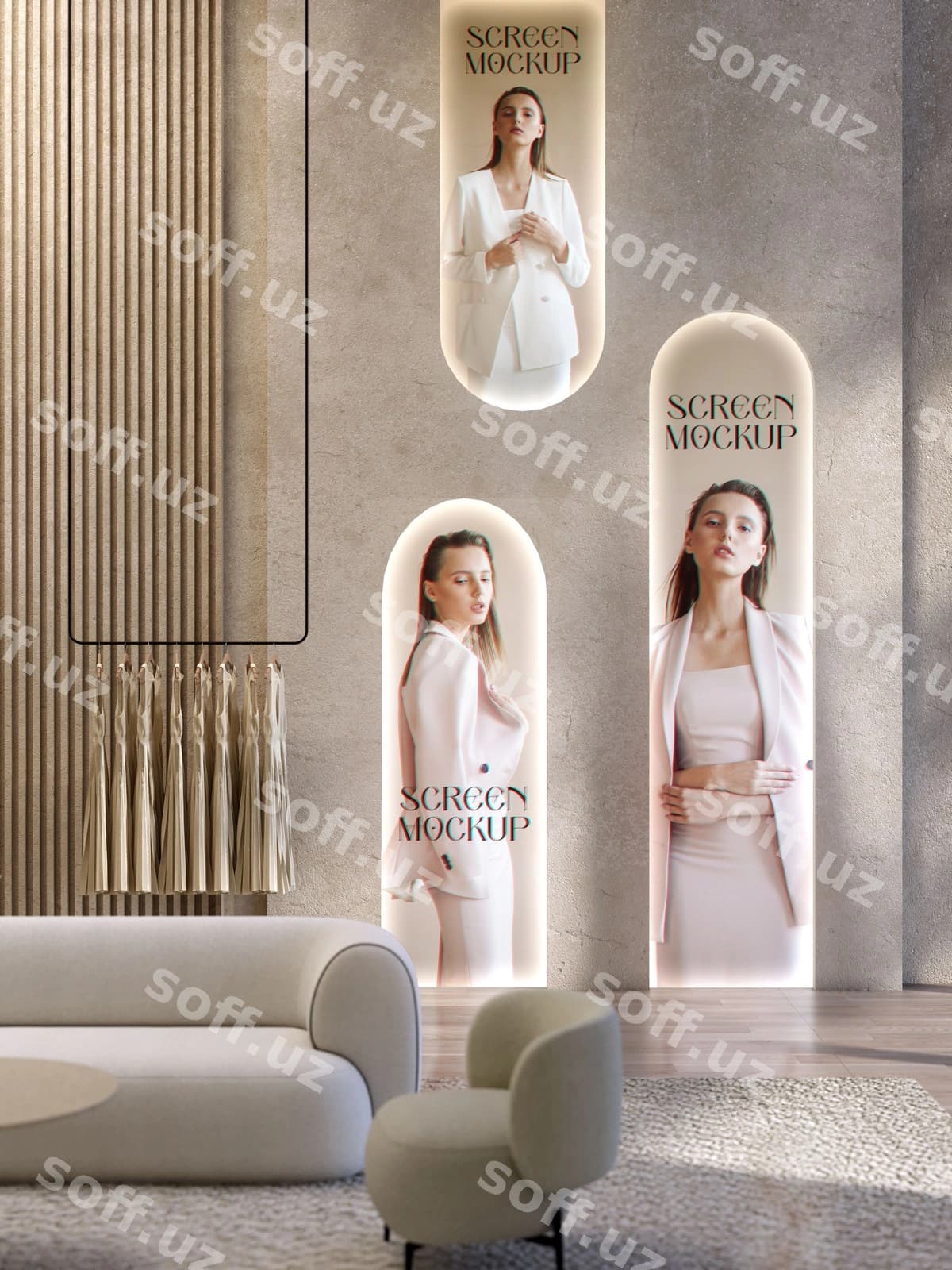 Do'kon interyer dizayni namunasi | Store interior design mockup