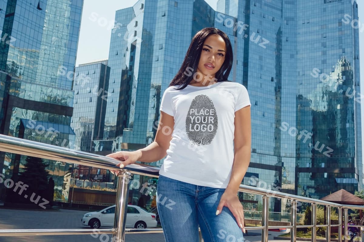 Futbolka namunasi | T shirt mock up