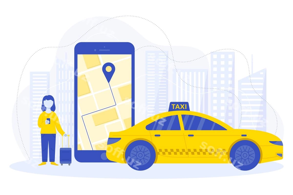 Taksi ilova konseptsiya dizayni | Taxi app concept design