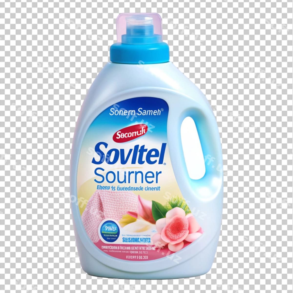 Hovuz toziluvchisi shaffof orqa fonda | Toilet cleaner transparent background
