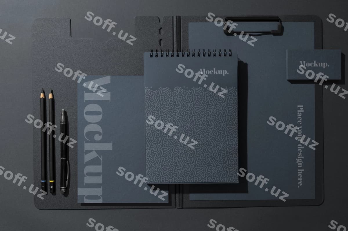 Yuqori ko'rinishdagi daftar ruchkalari | Top view notebook pens