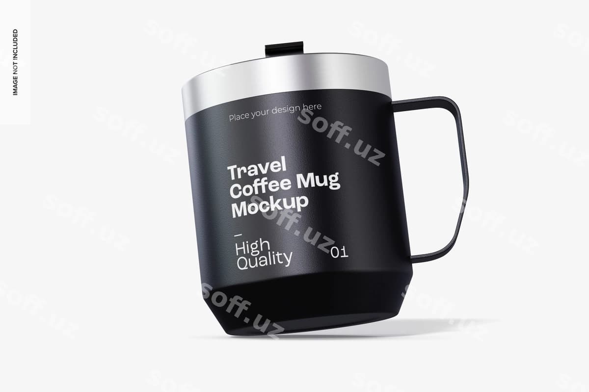 Sayohat qahvehayi krujka modeli | Travel coffee mug mockup