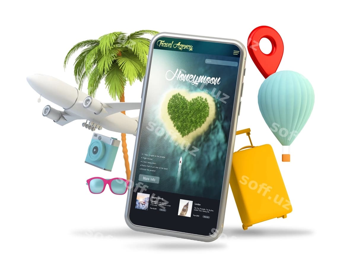Sayohat elementlari telefon turmush quruvchi | Travel elements phone honeymoon