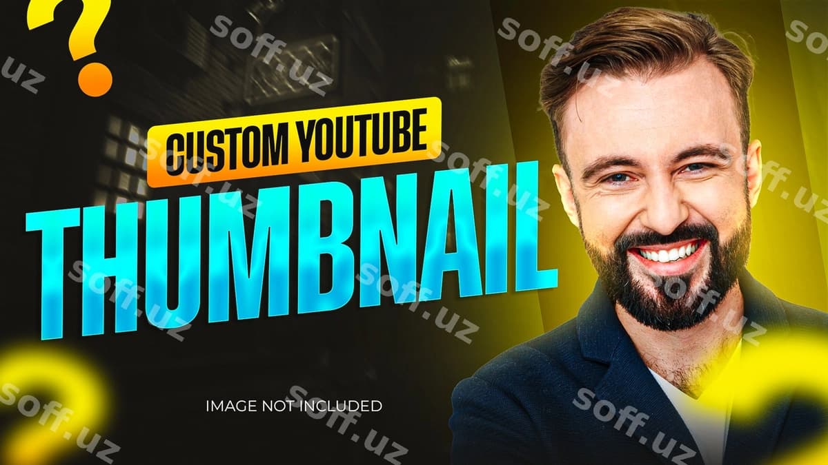 So'nggi trenddagi miniatura dizayn shabloni | Trendy thumbnail design template