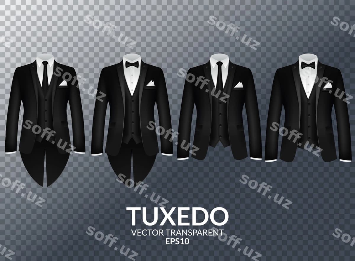 Tuxedo ip stilli kostyum | Tuxedo bow stylish suit