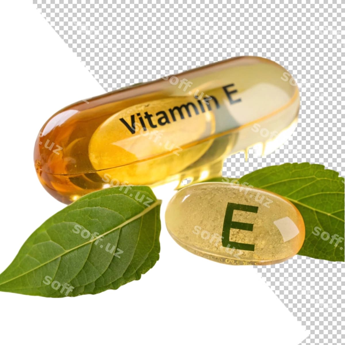 E vitami antioksidant ikonka illustratsiyasi | Vitamin e icon antioxidant illustration