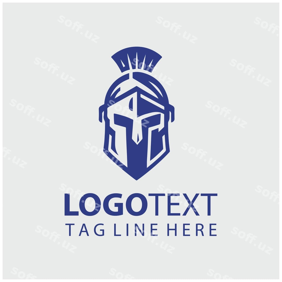 Urpiyning zirvaliy logotipi vektori | Warrior helmet logo vector