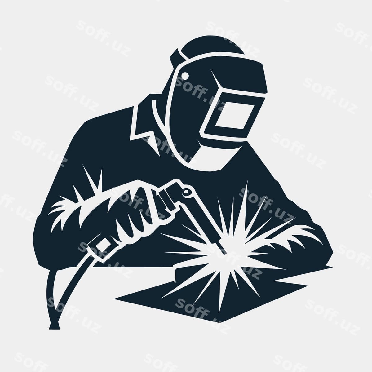 Welde vektor siluet fayli | Welde vector silhouette file