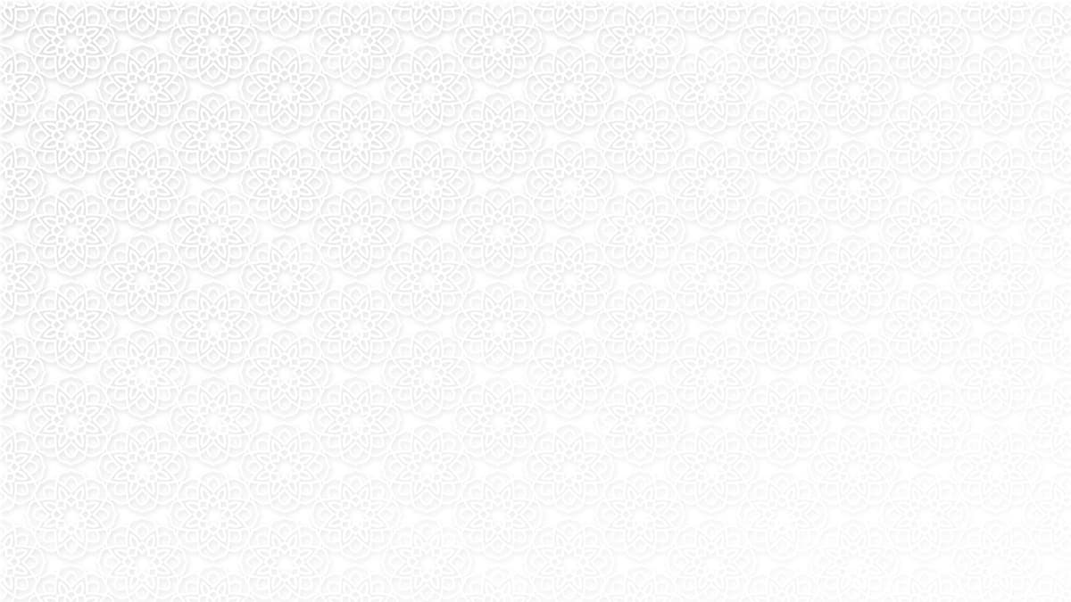 Oq orqa fonda islom uslubida | White background with islamic style