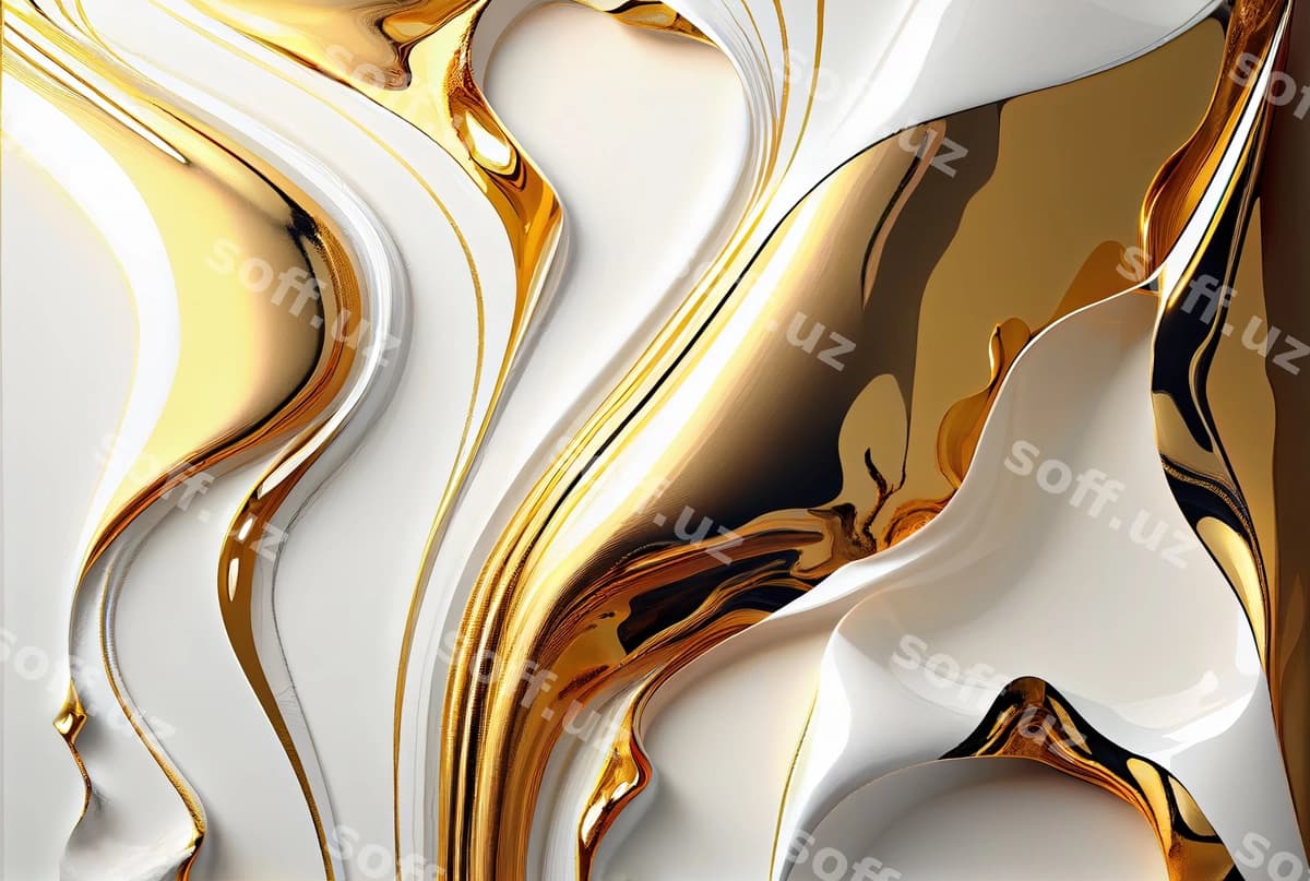 Oq oltin marmar teksturasi | White golden marble texture