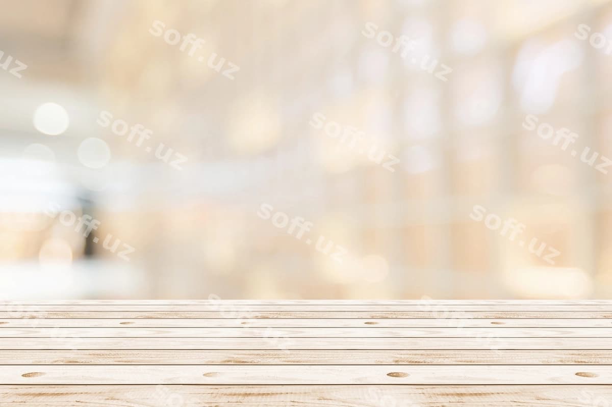 Yog'och jigarrang taxtalar bokeh fon | Wooden brown boards bokeh background