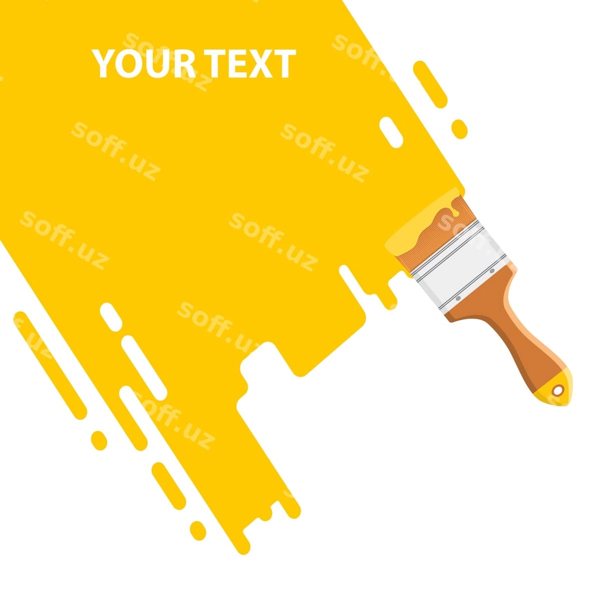 Yellow brush background | Yellow brush background